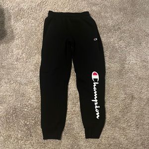 Black Champion Joggers